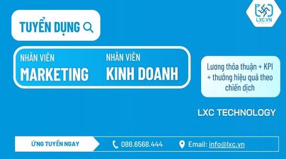 LXC.VN TUYỂN DỤNG