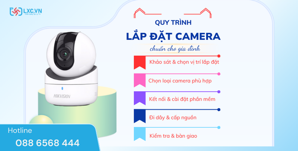 Quy trình lắp đặt camera tại nha trang