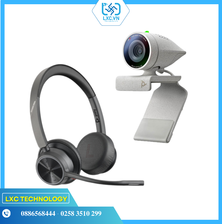 Bộ thiết bị hội nghị Poly Studio P5 kit with Voyager 4220 UC | Chính hãng