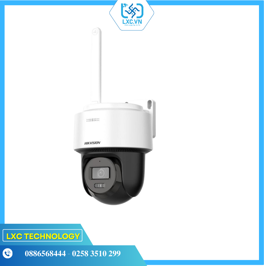 Camera IP  Mini PT Smart Hybird Light 4MP, hỗ trợ WIFI 6 DS-2DE2C400MWG/W | Chính hãng