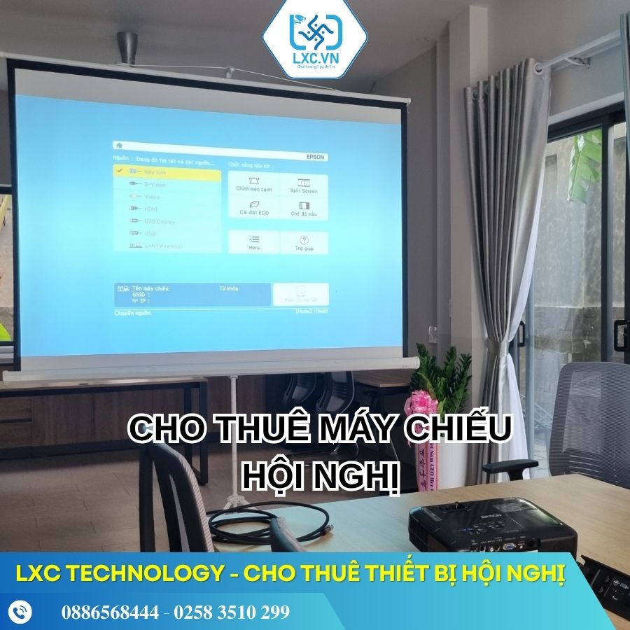 Cho thuê máy chiếu, màn chiếu hội nghị | Cho thuê thiết bị hội nghị