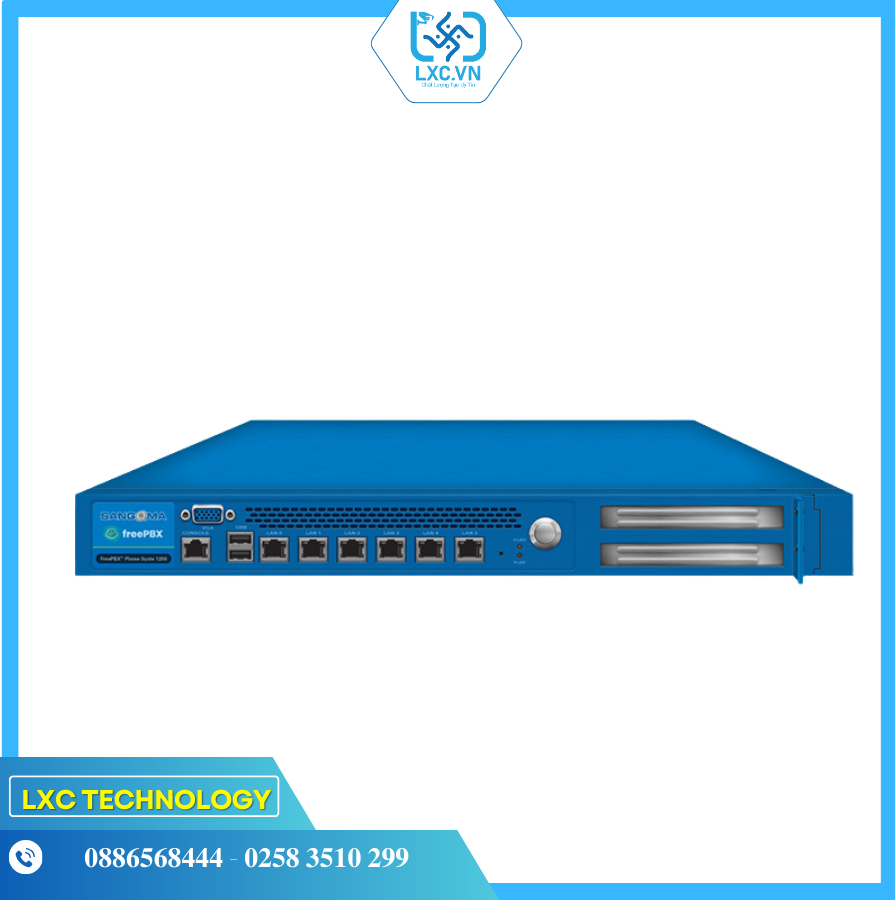 Tổng đài IP SANGOMA PBXACT UC 1200 / 350 Simultaneous Calls | Chính hãng