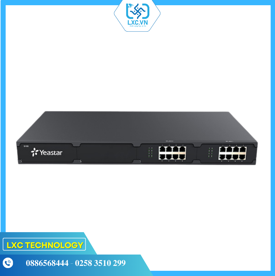 Tồng đài IP YEASTAR S100 200 User 60 Concurrent calls | Chính hãng