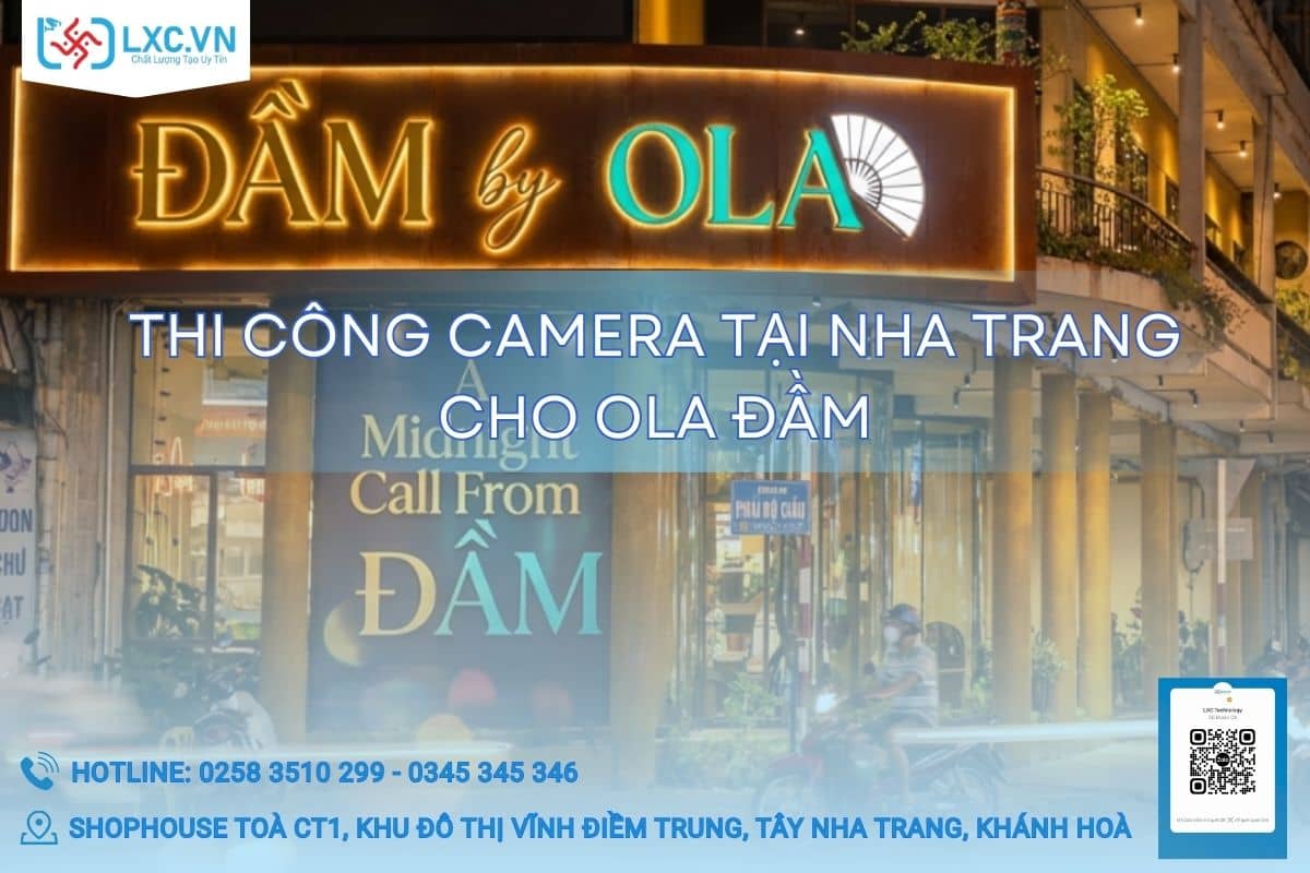 Dự Án Lắp Đặt Camera Tại Nha Trang Cho Đầm by Ola – Thi Công Camera Và WiFi Chuyên Nghiệp Tại Khánh Hòa